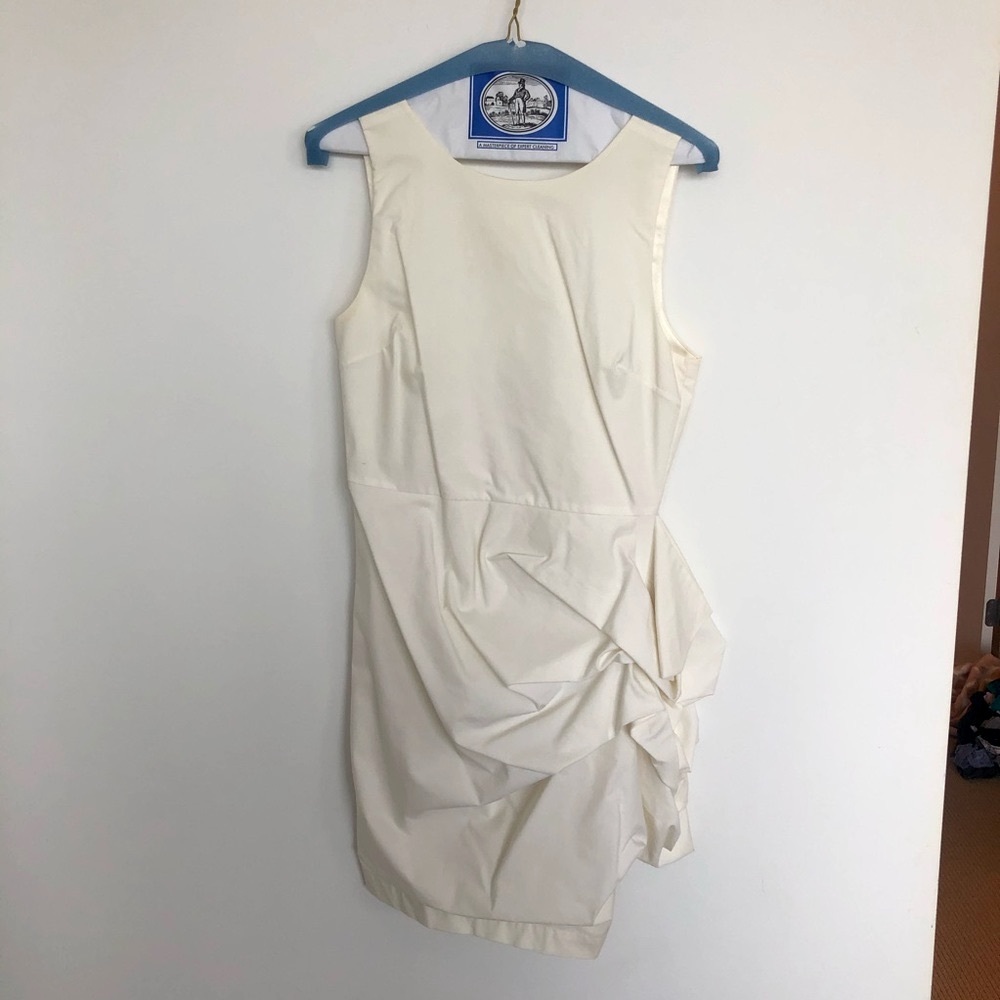 Alice + Olivia side ruffle dress